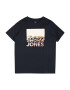 Jack & Jones Junior Tricou 'Alfie' crem / bleumarin / maro deschis - Pled.ro