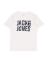 Jack & Jones Junior Tricou 'ARTHURS' negru / alb - Pled.ro