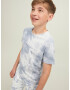 Jack & Jones Junior Tricou azuriu / gri / alb - Pled.ro