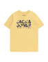 Jack & Jones Junior Tricou 'BECS' galben muștar / portocaliu / negru / alb - Pled.ro