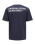 Jack & Jones Junior Tricou bleumarin / alb - Pled.ro