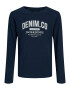 Jack & Jones Junior Tricou bleumarin / alb - Pled.ro