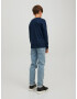 Jack & Jones Junior Tricou bleumarin / alb - Pled.ro