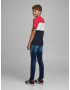 Jack & Jones Junior Tricou bleumarin / roșu / alb - Pled.ro