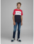 Jack & Jones Junior Tricou bleumarin / roșu / alb - Pled.ro