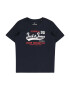 Jack & Jones Junior Tricou bleumarin / roșu / alb - Pled.ro