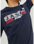 Jack & Jones Junior Tricou bleumarin / roșu / alb - Pled.ro