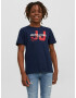 Jack & Jones Junior Tricou bleumarin / roșu / alb - Pled.ro