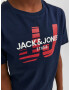 Jack & Jones Junior Tricou bleumarin / roșu / alb - Pled.ro