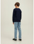 Jack & Jones Junior Tricou bleumarin / roșu / alb - Pled.ro