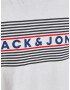 Jack & Jones Junior Tricou bleumarin / roșu rodie / negru / alb - Pled.ro