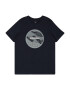 Jack & Jones Junior Tricou 'BOOSTER' albastru noapte / gri / alb - Pled.ro