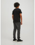 Jack & Jones Junior Tricou 'Booster' gri / portocaliu / negru / alb - Pled.ro