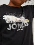 Jack & Jones Junior Tricou 'Booster' gri / portocaliu / negru / alb - Pled.ro