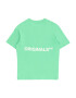 Jack & Jones Junior Tricou 'CLAN' verde limetă / alb - Pled.ro