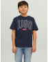 Jack & Jones Junior Tricou 'Colinn' bleumarin / roșu / alb - Pled.ro