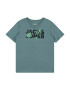 Jack & Jones Junior Tricou 'COMMERCIAL' cyan / verde deschis / negru - Pled.ro