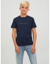 Jack & Jones Junior Tricou 'Copenhagen' bleumarin / alb - Pled.ro