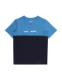 Jack & Jones Junior Tricou 'CORP' bleumarin / azuriu / alb - Pled.ro