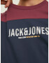 Jack & Jones Junior Tricou 'Dan' albastru / galben / roșu bordeaux / alb - Pled.ro