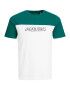 Jack & Jones Junior Tricou 'Dan' verde închis / negru / alb - Pled.ro