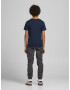 Jack & Jones Junior Tricou 'Ecorp' albastru marin / roșu rodie / alb - Pled.ro