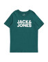 Jack & Jones Junior Tricou 'Ecorp' verde / alb - Pled.ro