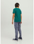 Jack & Jones Junior Tricou 'Ecorp' verde / alb - Pled.ro