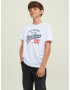 Jack & Jones Junior Tricou 'Ethan' bleumarin / roșu / negru / alb - Pled.ro