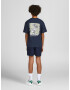 Jack & Jones Junior Tricou 'Flows' bleumarin / verde pastel / mov pastel / alb - Pled.ro