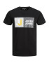 Jack & Jones Junior Tricou galben citron / negru / alb - Pled.ro