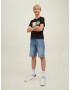 Jack & Jones Junior Tricou galben citron / negru / alb - Pled.ro