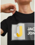 Jack & Jones Junior Tricou galben citron / negru / alb - Pled.ro