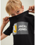 Jack & Jones Junior Tricou galben citron / negru / alb - Pled.ro