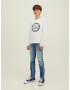 Jack & Jones Junior Tricou gri bazalt / alb - Pled.ro