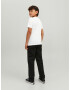 Jack & Jones Junior Tricou 'Home' negru / alb - Pled.ro