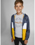 Jack & Jones Junior Tricou 'Jerry' bleumarin / maro / gri deschis - Pled.ro