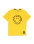 Jack & Jones Junior Tricou 'JORSMILEY WORLD' galben / negru - Pled.ro