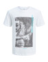 Jack & Jones Junior Tricou 'LEGENDS' turcoaz / gri / alb - Pled.ro