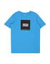 Jack & Jones Junior Tricou 'LOCK' azuriu / negru / alb - Pled.ro