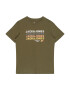 Jack & Jones Junior Tricou 'NATE' galben / oliv / portocaliu / alb - Pled.ro