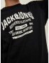 Jack & Jones Junior Tricou negru / alb - Pled.ro