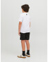 Jack & Jones Junior Tricou 'NEO' negru / alb - Pled.ro