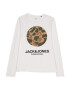 Jack & Jones Junior Tricou nisipiu / maro / verde închis / alb - Pled.ro