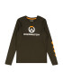 Jack & Jones Junior Tricou 'OVERWATCH' verde pin / portocaliu / alb - Pled.ro