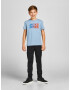 Jack & Jones Junior Tricou 'Raymond' albastru / albastru deschis / lila / portocaliu - Pled.ro