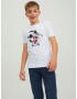 Jack & Jones Junior Tricou roșu / negru / alb - Pled.ro