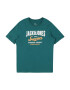 Jack & Jones Junior Tricou verde închis / portocaliu / alb - Pled.ro