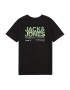 Jack & Jones Junior Tricou verde / negru / alb - Pled.ro