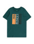 Jack & Jones Junior Tricou verde smarald / portocaliu mandarină / negru - Pled.ro